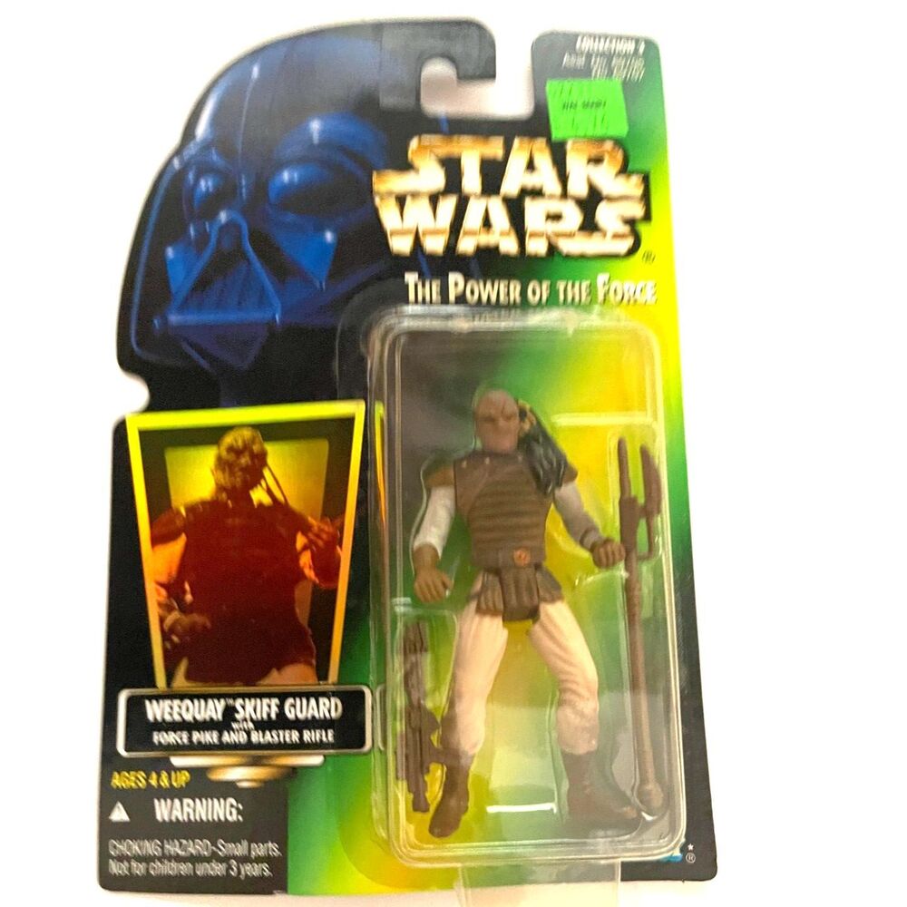 Star Wars Power of the Force POTF Green Card Weequay Skiff Guard Action Figure